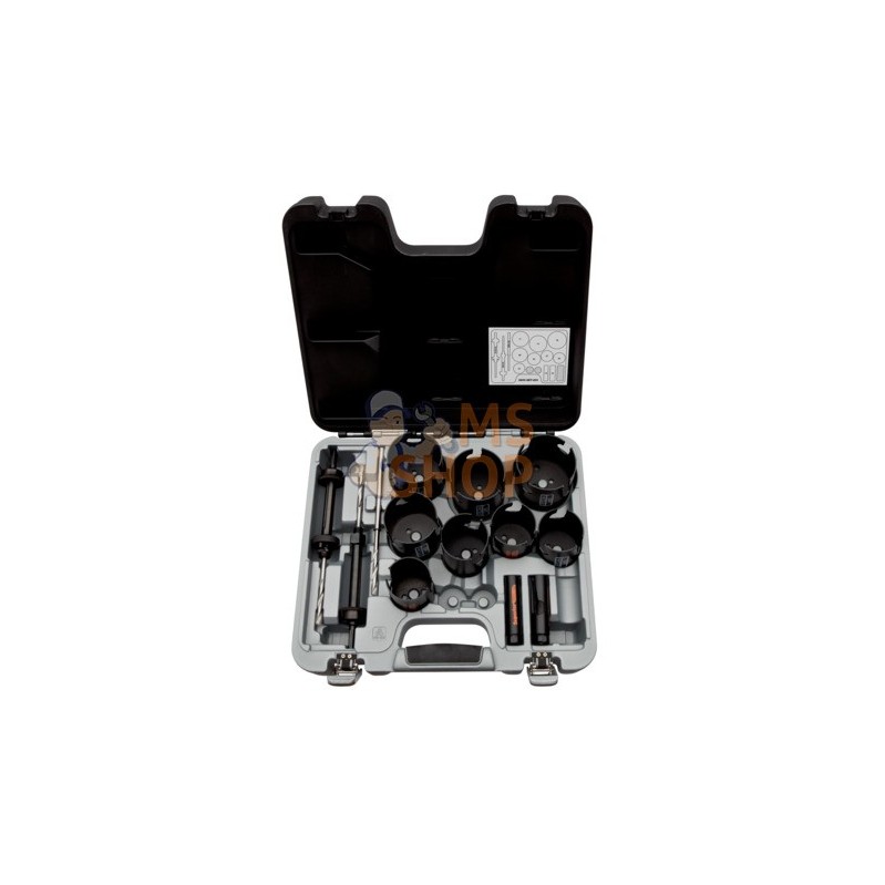 3833-SET-203;BAHCO;Coffret de scies trépans multi-usages Superior™ 19 mm-78 mm - 14 pcs;pièce détachée