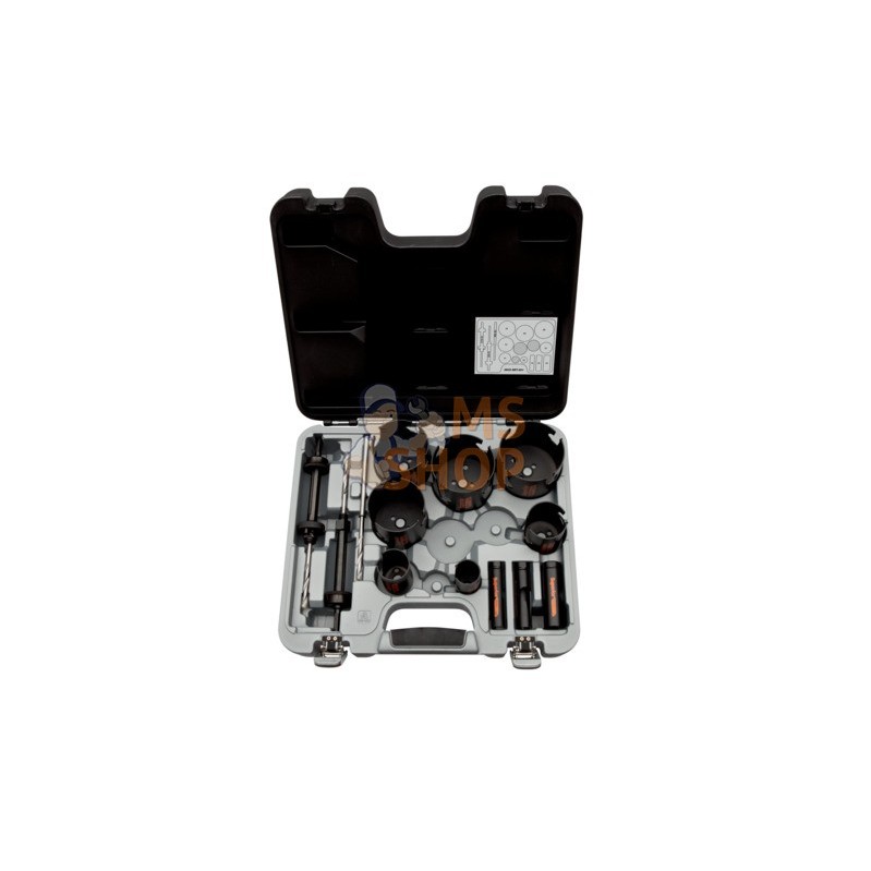 3833-SET-201;BAHCO;Coffret de scies trépans multi-construction Superior™ 19 mm-86 mm - 14 pcs;pièce détachée