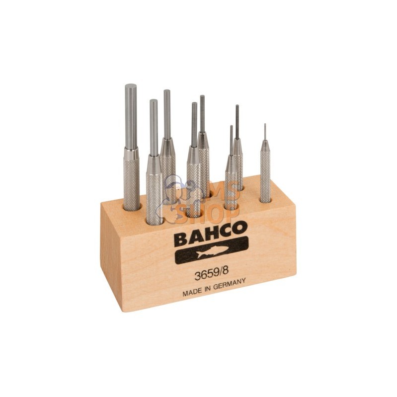 3659/8;BAHCO;Jeu de chasse-goupilles;pièce détachée 3659/8;BAHCO;Jeu de chasse-goupilles;pièce détachée