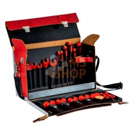 3045V-2;BAHCO;Composition de 19 outils isolés dans une mallette en cuir;pièce détachée