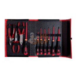 3045/1VDE;BAHCO;Jeu de 10 outils isolés pour électricien;pièce détachée