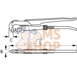 303231;IRIMO;Serre-tubes à tête perpendiculaire;pièce détachée