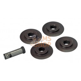 302-95-SET;BAHCO;Jeu de roues et goupille de rechange pour coupe-tubes 301/302 - 4 pcs;pièce détachée