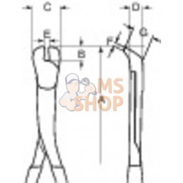 2979 D-180;BAHCO;Pince à écrous;pièce détachée