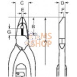 2855;BAHCO;Pince à freiner;pièce détachée