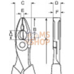 2678 G-160;BAHCO;Pince coupante universelle;pièce détachée