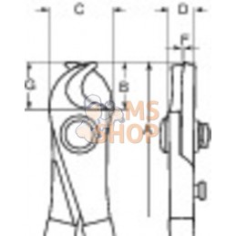 2250V-230;BAHCO;Coupe-câble isolé;pièce détachée
