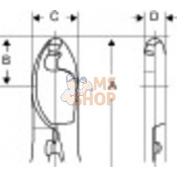 2233 D-240;BAHCO;Coupe-câble et pince à dénuder;pièce détachée