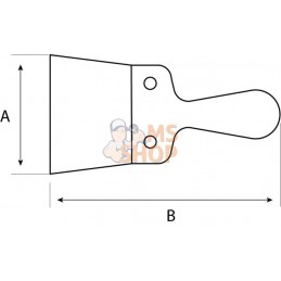 219201000;BAHCO;Couteau à enduire;pièce détachée