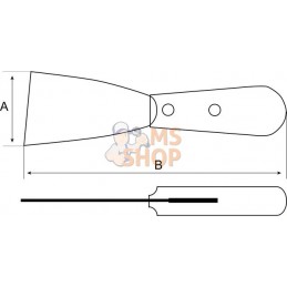 215500500;BAHCO;Couteau de peintre;pièce détachée