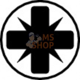 2047PZ-1-2;BAHCO;Double tournevis coudé, vis Pozidriv;pièce détachée