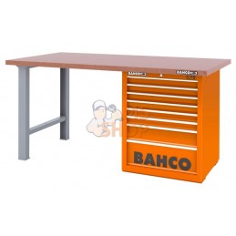 1495KH8BKWB15TD;BAHCO;Etabli 1800 mm plateau bois avec armoire à rideau et crochets;pièce détachée