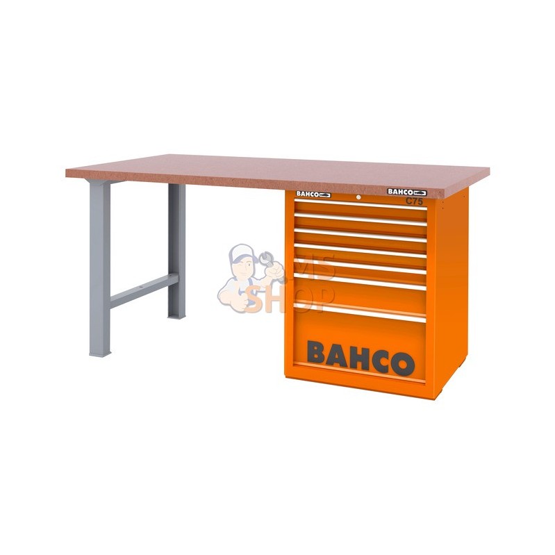 1495KH7RDWB15TD;BAHCO;Etabli 1800 mm plateau acier avec armoire à rideau et crochets;pièce détachée 1495KH7RDWB15TD;BAHCO;Etabli 1800 mm plateau acier avec armoire à rideau et crochets;pièce détachée