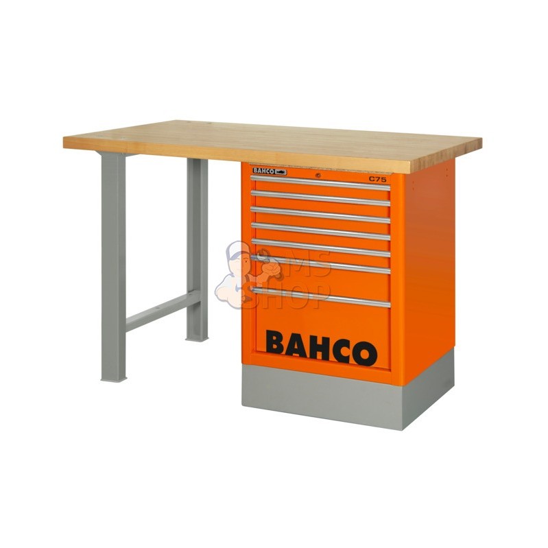 1495K7CRDWB18TW;BAHCO;Etabli avec plateau bois et tiroir latéral;pièce détachée 1495K7CRDWB18TW;BAHCO;Etabli avec plateau bois et tiroir latéral;pièce détachée