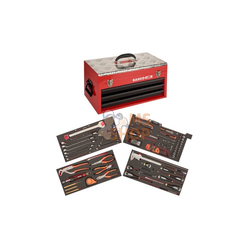 1483KHD3RB-FF7;BAHCO;Caisse à outils 3 tiroirs usage intensif avec 124 outils;pièce détachée 1483KHD3RB-FF7;BAHCO;Caisse à outils 3 tiroirs usage intensif avec 124 outils;pièce détachée