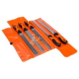 1-477-10-2-2;BAHCO;Jeu de 5 limes mi-douces, manche Ergo™ 250mm;pièce détachée