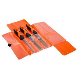 1-473-06-2-2;BAHCO;Jeu de 3 limes mi-douces, manche Ergo™ 150mm;pièce détachée