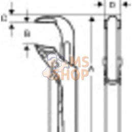 140;BAHCO;Clé serre-tubes universelle;pièce détachée