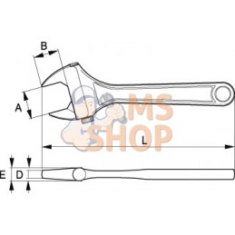 001081;IRIMO;Clé à molette à usage industriel;pièce détachée