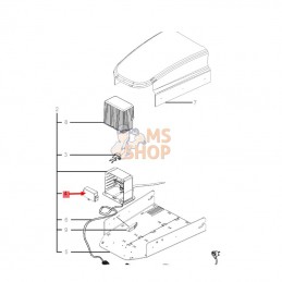 EMETTEUR  ROBOT TONDEUSE R30 REFERENCE 33684| OUTILS WOLF
