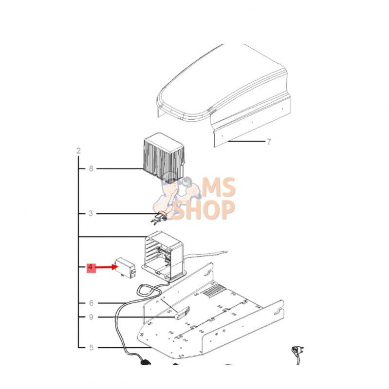 EMETTEUR  ROBOT TONDEUSE R30 REFERENCE 33684| OUTILS WOLF