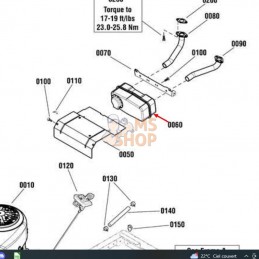 Echappement-b&s twin  reg | BRIGGS & STRATTON 1727994SM