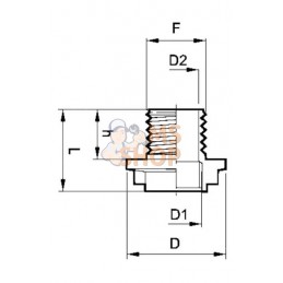 Embout double F/M M24x2x1/2" | ARAG Embout double F/M M24x2x1/2" | ARAGPR#608913