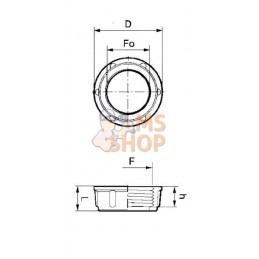 Ecrou 1 1/2" | ARAG Ecrou 1 1/2" | ARAGPR#609531