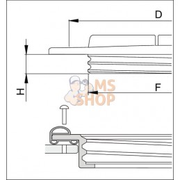 Couvercle de réservoir 620 mm | ARAG Couvercle de réservoir 620 mm | ARAGPR#609717