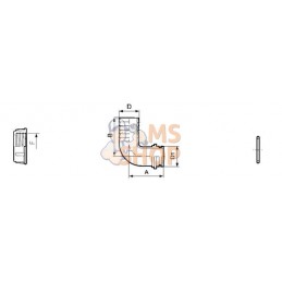 Coude 90°+embout 20mm - 1" | ARAG Coude 90°+embout 20mm - 1" | ARAGPR#608792