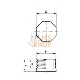 Bouchon mâle 3/4" | ARAG Bouchon mâle 3/4" | ARAGPR#609550