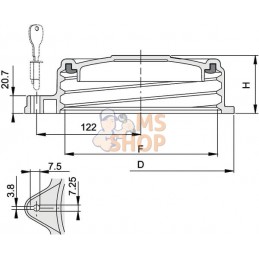 Couvercle rond 220 mm | ARAG Couvercle rond 220 mm | ARAGPR#609020