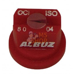 Buse de bordure à jet plat OC 80° 04 rouge céramique Albuz | ALBUZ Buse de bordure à jet plat OC 80° 04 rouge céramique Albuz | 