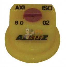 Buse à jet plat AXI 80° 02 jaune céramique Albuz | ALBUZ | ALBUZ Buse à jet plat AXI 80° 02 jaune céramique Albuz | ALBUZ | ALBU
