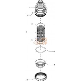 Filtre d'asp. 2" 160-220 l/min | ARAG Filtre d'asp. 2" 160-220 l/min | ARAGPR#609657