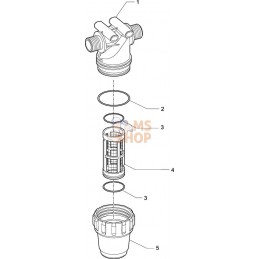 Filtre 1/2" (ouv. maille 100) | ARAG Filtre 1/2" (ouv. maille 100) | ARAGPR#609675