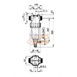 Filtre de conduite 1 1/4 | ARAG Filtre de conduite 1 1/4 | ARAGPR#609694