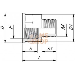 Embout réd. F/M 3"x2" | ARAG Embout réd. F/M 3"x2" | ARAGPR#609612