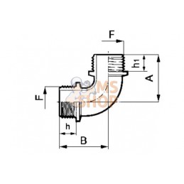 Coude 90° mâle/mâle 2" | ARAG Coude 90° mâle/mâle 2" | ARAGPR#609505