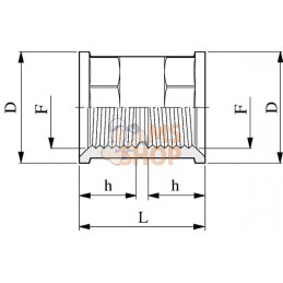 Embout F/F 2" | ARAG Embout F/F 2" | ARAGPR#609557