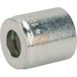 Jupe à sertir Ø23x24,7mm DN6 acier / zingué Alfagomma | ALFAGOMMA Jupe à sertir Ø23x24,7mm DN6 acier / zingué Alfagomma | ALFAGO