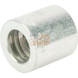 Jupe à sertir Ø30x30,5mm DN13 acier / zingué Alfagomma | ALFAGOMMA Jupe à sertir Ø30x30,5mm DN13 acier / zingué Alfagomma | ALFA