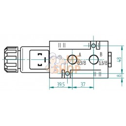 Distrib. 6/2 24 V vis à bride | AK REGELTECHNIK Distrib. 6/2 24 V vis à bride | AK REGELTECHNIKPR#919305