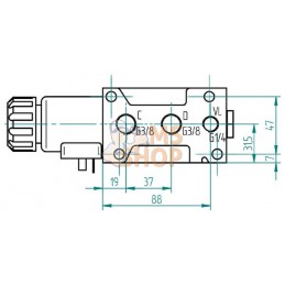 Distrib. 6/2 24 V vis à bride | AK REGELTECHNIK Distrib. 6/2 24 V vis à bride | AK REGELTECHNIKPR#919305