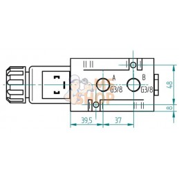 Distrib. 6/2 12 V vis à bride | AK REGELTECHNIK Distrib. 6/2 12 V vis à bride | AK REGELTECHNIKPR#919318