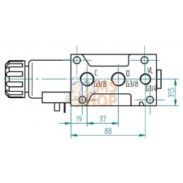 Distrib. 6/2 12 V vis à bride | AK REGELTECHNIK Distrib. 6/2 12 V vis à bride | AK REGELTECHNIKPR#919318