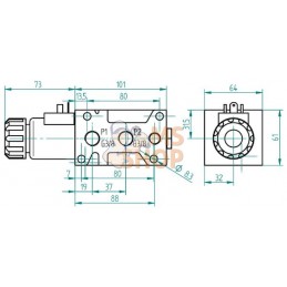 Distrib. 6/2 12 V vis à bride | AK REGELTECHNIK Distrib. 6/2 12 V vis à bride | AK REGELTECHNIKPR#919318