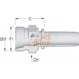 Raccord DN32-M45x200-35L | ALFAGOMMA Raccord DN32-M45x200-35L | ALFAGOMMAPR#749918