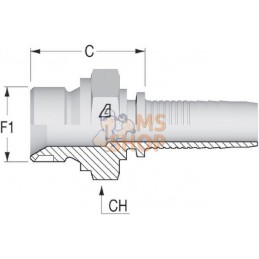 Raccord à sertir DN50-2" BSP | ALFAGOMMA Raccord à sertir DN50-2" BSP | ALFAGOMMAPR#749540