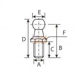 CA92990; STABILUS; Rotule; pièce detachée
